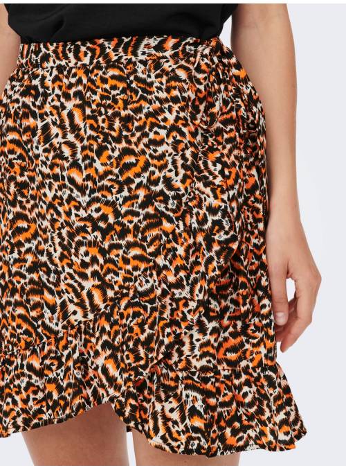 SKIRT FEM WOV PL100 - ORANGE - Joy leo