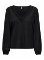 BLOUSE - OPEN NECKLINE FEM WOV PL100 - B