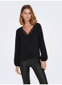 BLOUSE - OPEN NECKLINE FEM WOV PL100 - B
