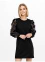 DRESS FEM KNIT PL65/CO35 - BLACK - 