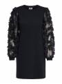 DRESS FEM KNIT PL65/CO35 - BLACK - 