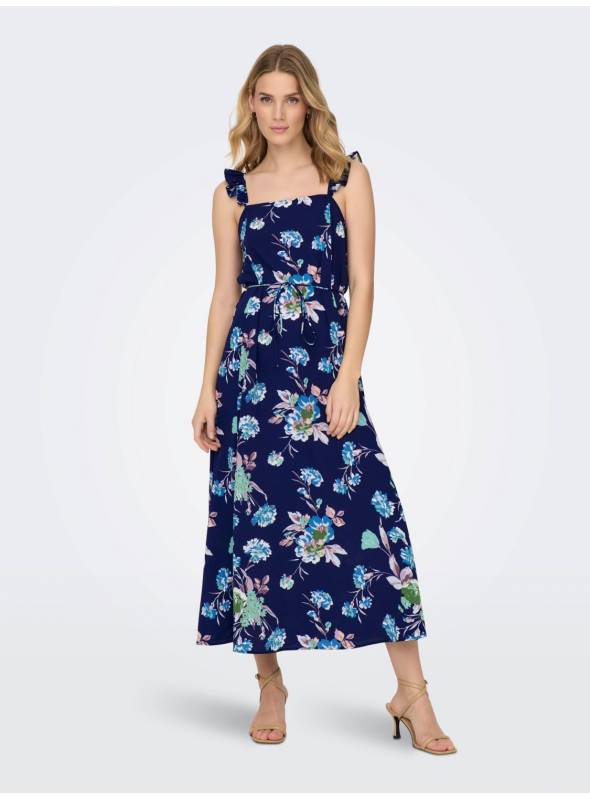 VESTIDO ZORA ESTAMPADO ONLY