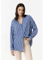 CAMISA BUAEQUE RAYAS AZUL