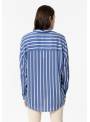 CAMISA BUAEQUE RAYAS AZUL
