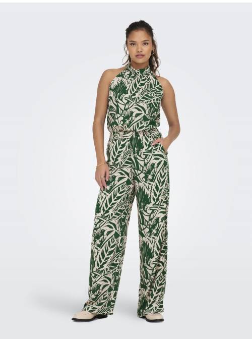 PANTS FEM WOV VLE100 - GREEN - TAPIOCA T
