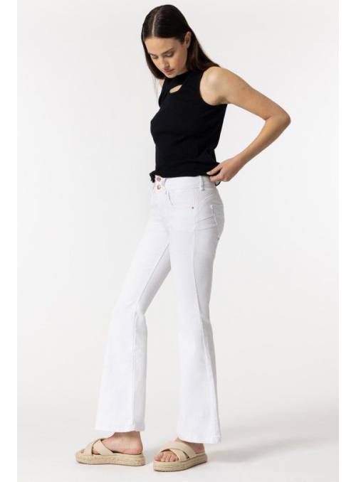 PANTALON VAQUERO DOUBLE BLANCO TIFFOSI