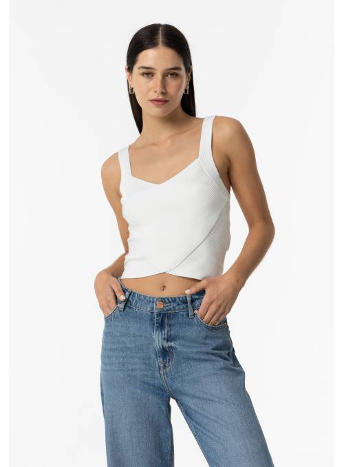 TOP BARBARA BLANCO TIFFOSI