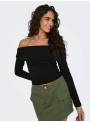 BLOUSE - CLOSED NECKLINE FEM KNIT CO95/E