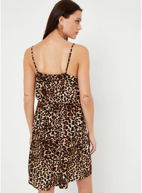 VESTIDO LEOPARDO CORTO PIECES