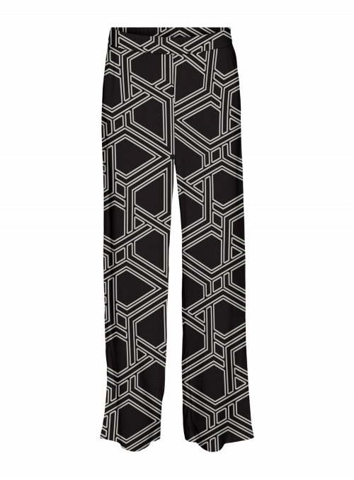 PANTALON EASY BLANCO NEGRO VERO MODA