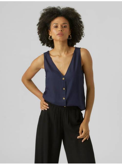 BLOUSE - OPEN NECKLINE FEM WOV VLE100 - 