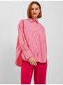 CAMISA OVERSIZE RAYAS ROJA JJXX