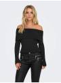 JERSEY ESCOTE BARDOT NEGRO