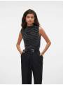 BLOUSE - CLOSED NECKLINE FEM KNIT POA74/