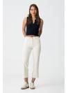 VAQUERO SOLANGE CROPPED BLANCO