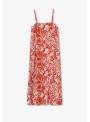 VESTIDO NOVA ROJO ESTAMPADO TIFFOSI