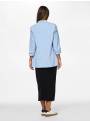 BLAZER SELLA 3/4 CELESTE PIECES