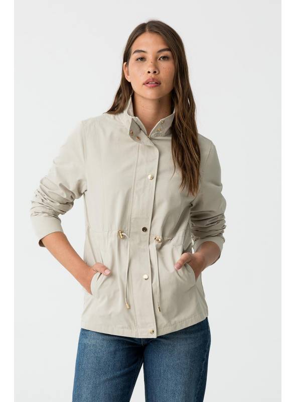 CHAQUETA VELA BEIGE TIFFOSI