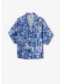 CAMISA POSITANO AZUL ESTAMPADO TIFFOSI