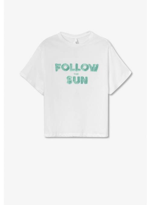 CAMISETA CAPRI BLANCA FOLOW SOON TIFFOSI