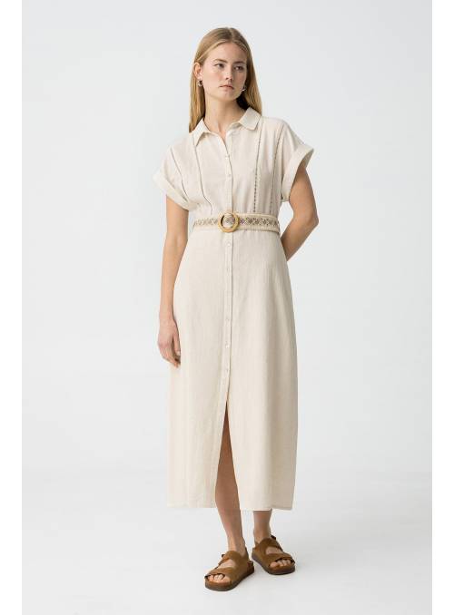 VESTIDO RILEY BEIG TIFFOSI