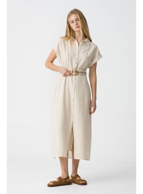 VESTIDO RILEY BEIG TIFFOSI