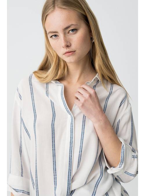 CAMISA JOCA BLANCA PES.AZUL TIFFOSI