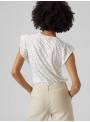 CAMISETA TASSA BLANCA TROQUELADA VERO MODA