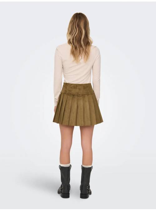 FALDA TULIP ANTE MARRON ONLY