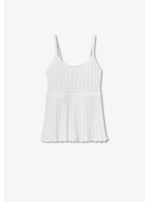 TOP CROCHE ALBA BLANCO TIFFOSI