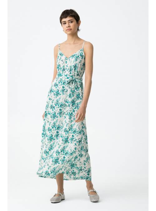 VESTIDO GRANADA VERDE ESTAMPADO TIFFOSI