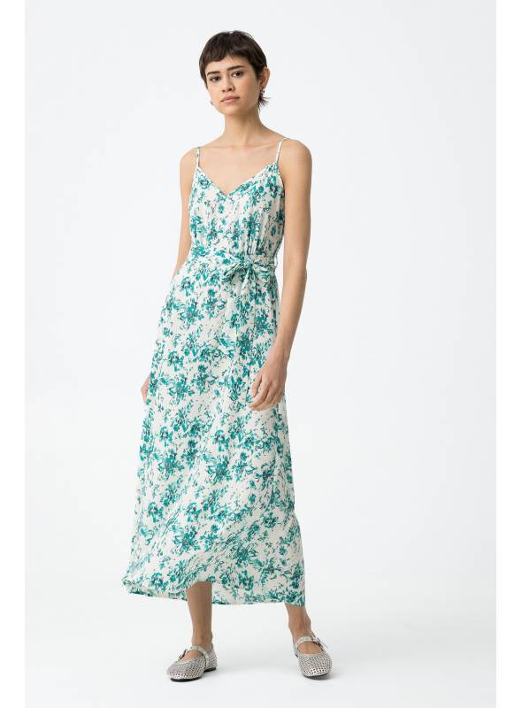 VESTIDO GRANADA VERDE ESTAMPADO TIFFOSI