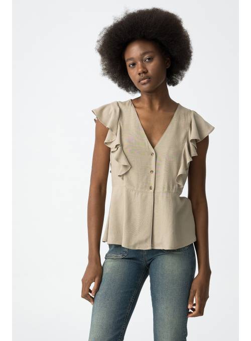 BLUSA SOLINDA BEIGE TIFFOSI
