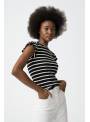 CAMISETA GAVI RAYAS NEGRAS Y BLANCAS TIFFOSI