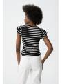 CAMISETA GAVI RAYAS NEGRAS Y BLANCAS TIFFOSI