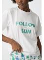 CAMISETA CAPRI BLANCA FOLOW SOON TIFFOSI