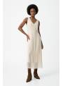 VESTIDO EDEN LINO BEIG TIFFOSI