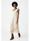 VESTIDO EDEN LINO BEIG TIFFOSI