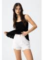 TOP ALBA CROCHE NEGRO TIFFOSI