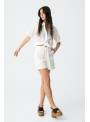 SHORT EMYLY TROQUELADO BLANCO TIFFOSI
