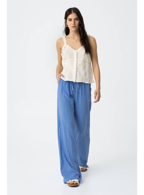 PANTALON RISI RAYAS AZUL TIFFOSI