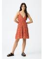 VESTIDO AMELIA ROJO ESTAMPADO TIFFOSI
