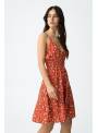 VESTIDO AMELIA ROJO ESTAMPADO TIFFOSI