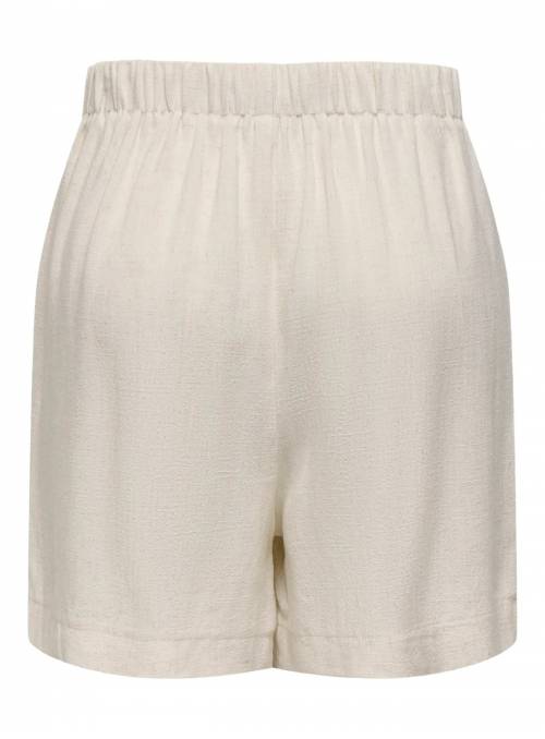 SHORTS IRIS LINO BEIGE ONLY