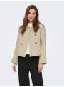 GABARDINA CORTA APRIL BEIG ONLY
