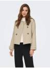 GABARDINA CORTA APRIL BEIG ONLY