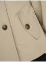 GABARDINA CORTA APRIL BEIG ONLY