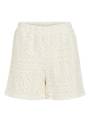 SHORTS MERINDA BEIGE CROCHE VILA