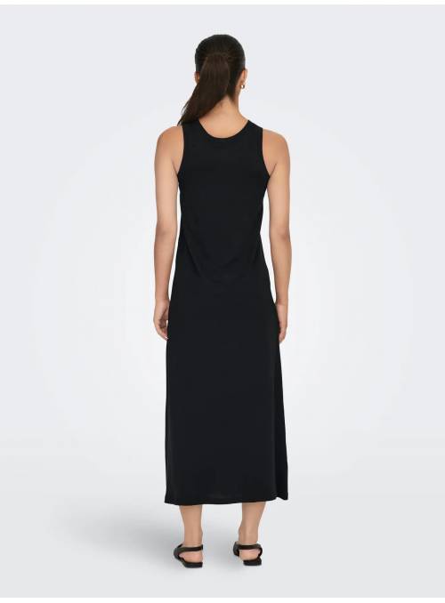 VESTIDO MAY TIRANTE NEGRO ONLY