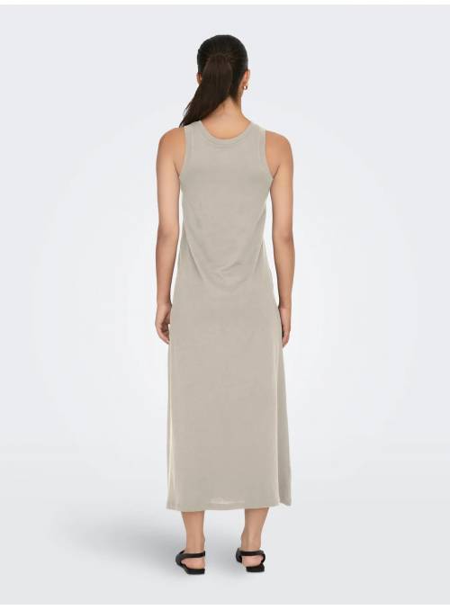 VESTIDO MAY TIRANTE BEIGE ONLY